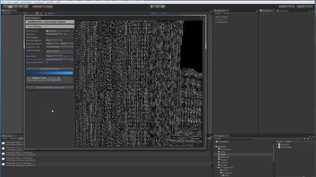 Text Mesh Pro - Creating Large Custom Font Asset смотреть онлайн