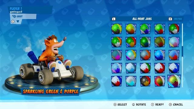 All Classic Kart Paint Jobs Showcase - Crash Team Racing Nitro-Fueled смотреть онлайн