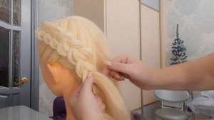 Две французские косы наизнанку/подробный урок #объемныекосы #косыдлядевочек #плетениекос