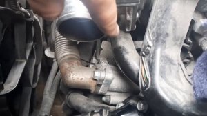 Hyundai SantaFe 3 DM diesel чистка дроссельной заслонки