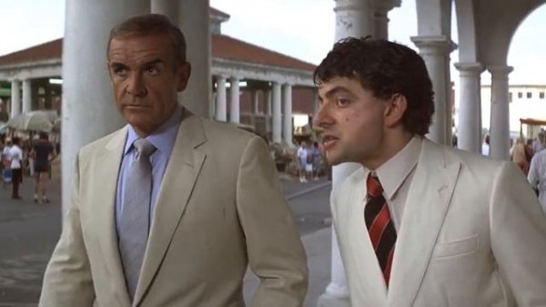 Rowan Atkinson in Never Say Never Again