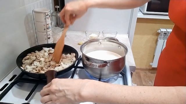 грибной бархатный крем супчик очень вкусный#грибнойсуп#еда смотреть онлайн