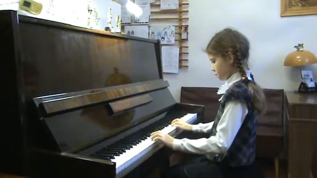 Тройнина Диана, 7 лет, "Старинный танец "Контрданс" смотреть онлайн