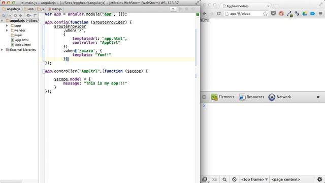 Egghead.io - AngularJS - $routeProvider api смотреть онлайн