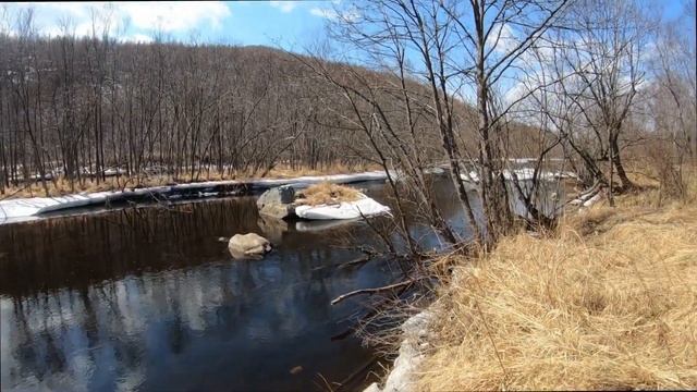 Монгохто✈ р.Дюанка уровень воды 10 апреля 2023г смотреть онлайн