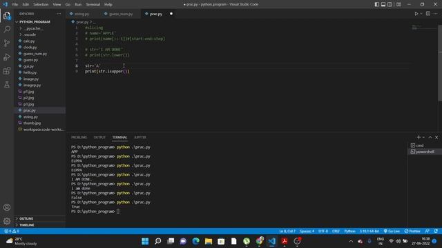 Python Tutorial for Beginners in Hindi | Learn Python(String Operation Part-2)#PythonTutorial смотреть онлайн