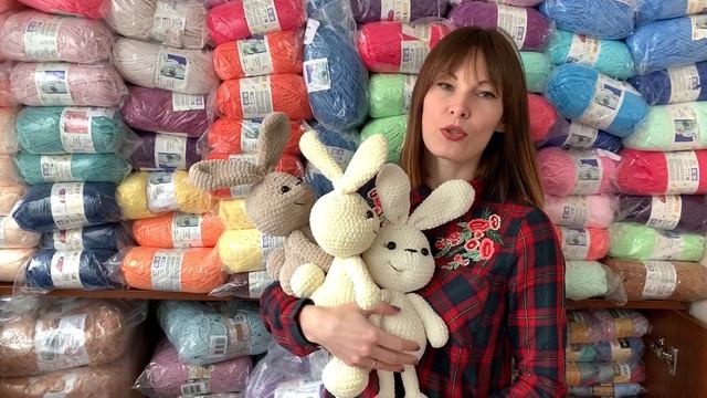 Большие плюшевые зайцы вязаные крючком за 6 дней. смотреть онлайн