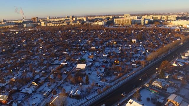 Аэросъемка Челябниска. Полет над деловыми районами Северо-Запада Челябинска. смотреть онлайн