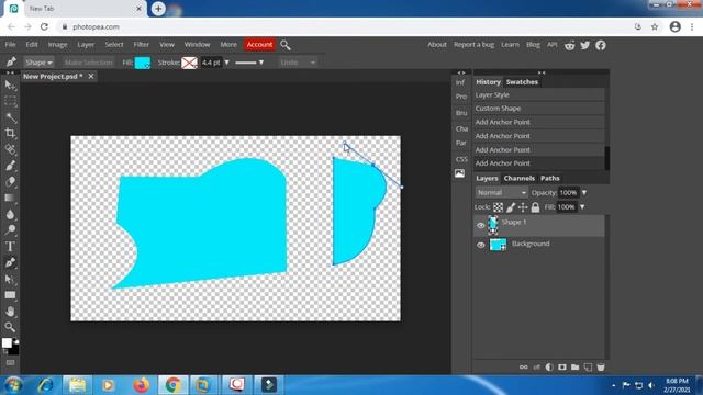 Pen Tool Explained! | Shape for Vector | Photopea Tutorial #14 смотреть онлайн
