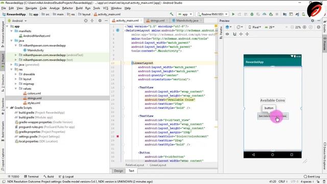 How to Create Rewarded Ads in Android Studio | Rewarded Video Ads | Video Ads | Video Ads in ADMOB смотреть онлайн