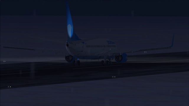 FSX PMDG Боинг-737/800 посадка в Норильске