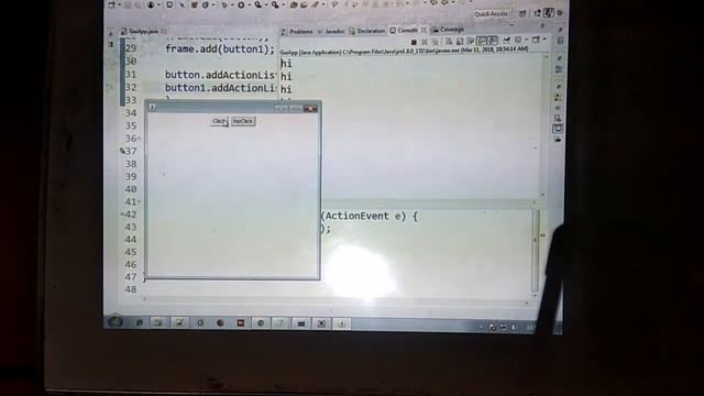 Event In AWT | How to Add Business Logic In AWT | AWT | SWING IN HINDI смотреть онлайн