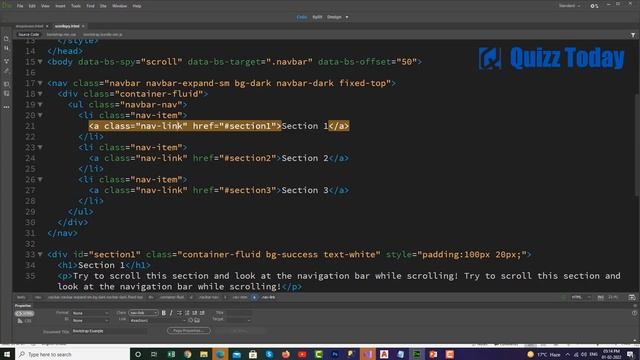 Bootstrap 5 Scrollspy смотреть онлайн
