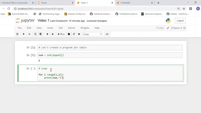 How to write a table program in Python смотреть онлайн