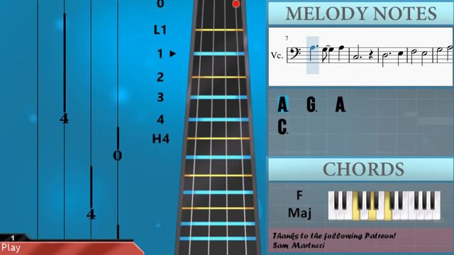 How to play Gravity Falls Main Theme by Brad Breeck on Cello (Tutorial) смотреть онлайн