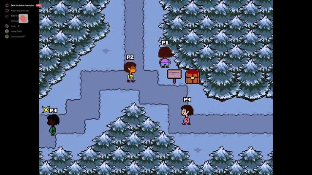 Playing undertale together Part 2 (4 Player +other games Aidantale Sans pov) смотреть онлайн