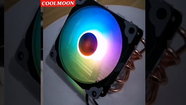 Coolmoon Frost T5 CPU Cooler 5 Heatpipes with 4 pin PWM and 3 pin ARGB 5V Sync смотреть онлайн