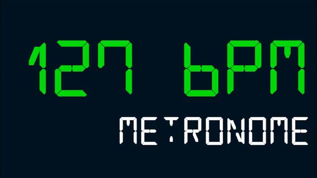 127 BPM (Beats Per Minute) Metronome смотреть онлайн