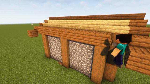 КРАСИВЫЙ СКЛАД В МАЙНКРАФТ ВСЕГО ЗА 6 МИНУТ | SIMPLE STORAGE HOUSE IN MINECRAFT смотреть онлайн