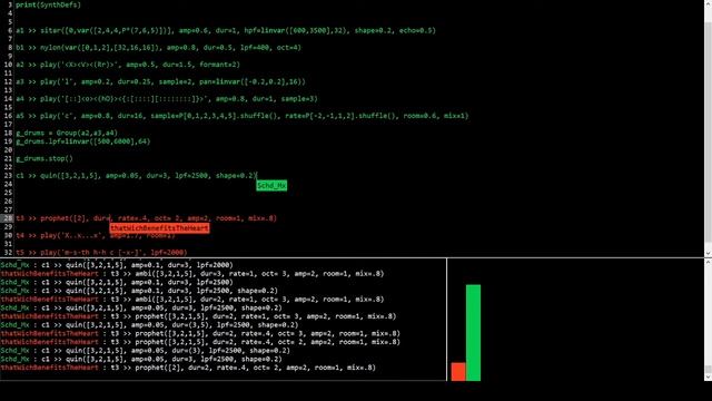 FoxDot online live coding jam session [2021 04 30] смотреть онлайн