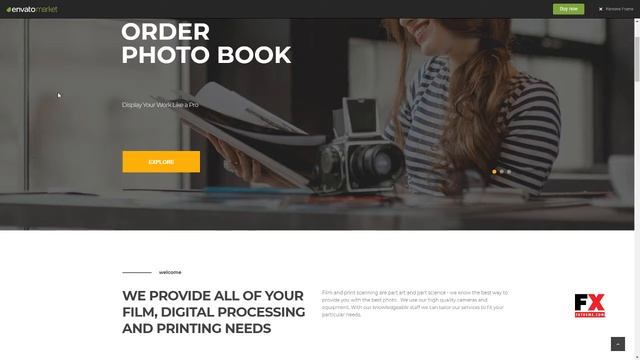 PhotoLab A Trendy Photo Company and Photo Supply Store WordPress Them смотреть онлайн