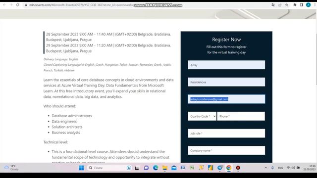 Как сдать экзамен бесплатно Data Fundamentals (DP-900)? смотреть онлайн