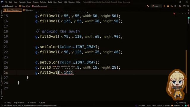 How to Create Wow (Emoji) ? Face Using Java | Surprise Emoji | Java GUI смотреть онлайн
