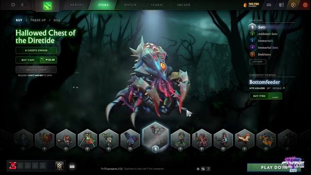 HALLOWED CHEST OF THE DIRETIDE TIER 1 SETS | DIRETIDE 2020 смотреть онлайн