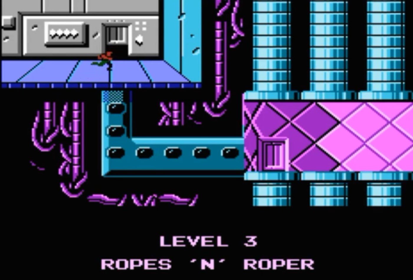 Dendy (Famicom,Nintendo,Nes) 8-bit BattleToads and Double Dragon Level 3