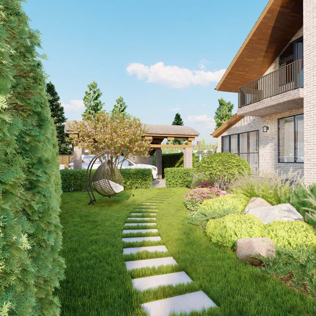 Ландшафтный дизайн участка от ПроГарден