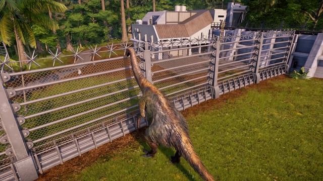 Therizinosaurus Team Breakout & Hunting by Ranger! Jurassic World Evolution смотреть онлайн