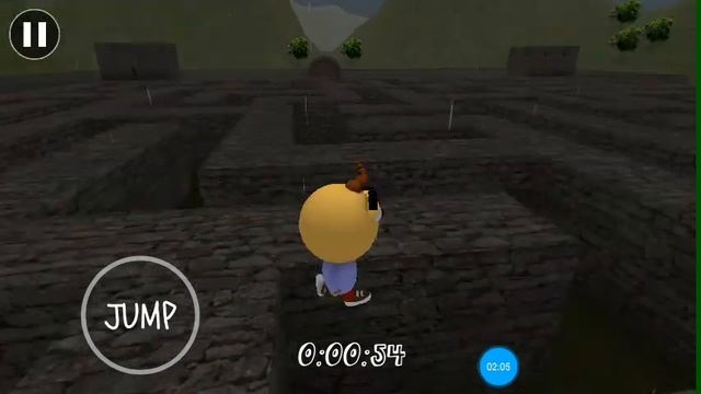 Прохождения 3D maze 3-й уровень. нашёл баг!!! смотреть онлайн