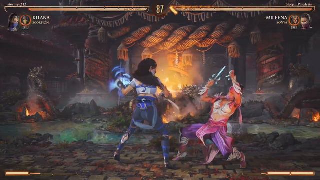 Mileena vs Kitana Mortal Kombat 1 смотреть онлайн