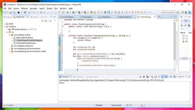 Coding Interview 04 : check equality of Permutation/combination of two string (MindTube) смотреть онлайн