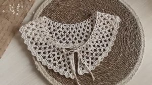 ВОРОТНИК «РУСТИКА» крючком.