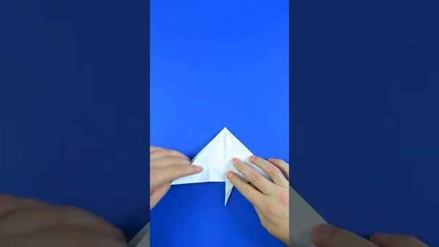 Как сделать оригами птицу из бумаги #shorts