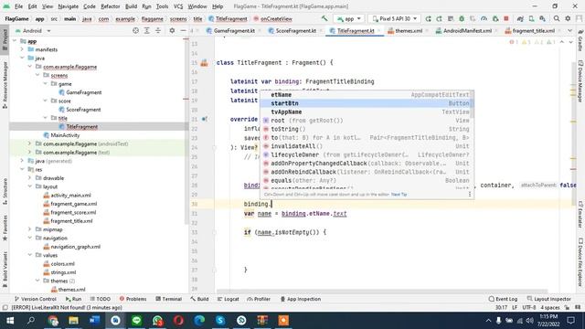 3. Flag Quiz Game | Create Validation | Kotlin Tutorials | смотреть онлайн