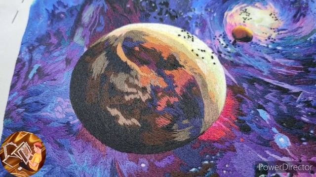 Вышивка гладью 3D Вселенная #5 смотреть онлайн
