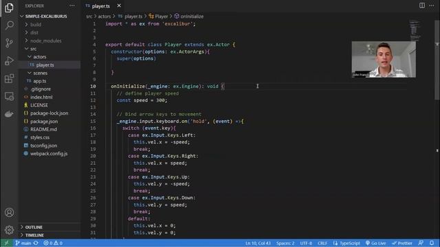 Simple ExcaliburJS Code Walkthrough смотреть онлайн