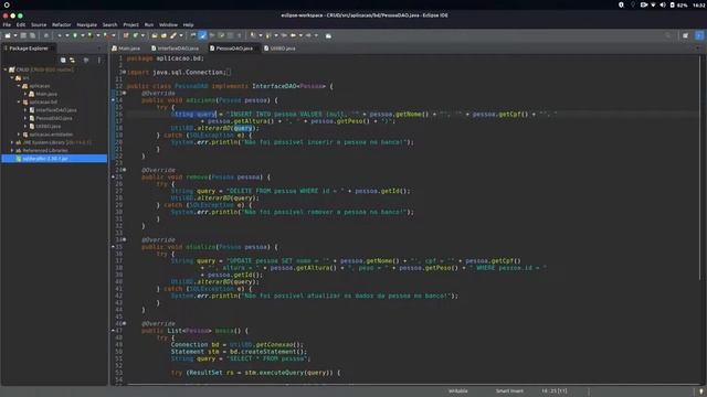 CRUD - Java com Banco de Dados SQLite смотреть онлайн