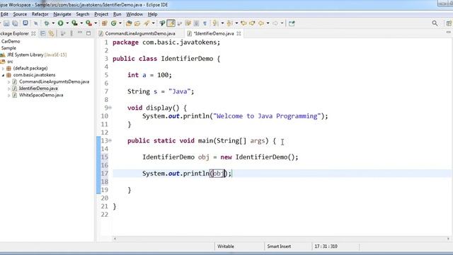Java Basics - Lecture 6 - Java Tokens, Comments and Whitespace смотреть онлайн