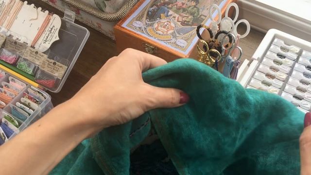 146. Пришивание бисера, кристаллов, трэжерсов, стекляруса. Как это делаю я! смотреть онлайн