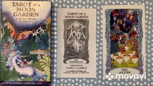 ASMR/АСМР Обзор колоды Таро taro of Moon Garden by Karen Marie Sweikhardt Таро Лунный сад Рифл Шафл
