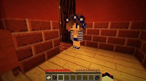 ДЕТИ И ДЕВУШКА УБЕГАЮТ ОТ ПОЛИЦИИ! МИР ДЕТЕЙ В МАЙНКРАФТЕ  КТО ТВОЙ ПАПОЧКА МАЙНКРАФТ KIDS MINECRAF