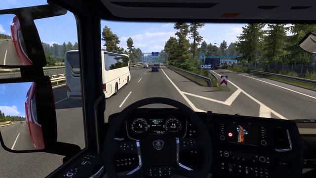 Euro Truck Simulator 2 - Scania Truck Driving - ETS 2 Steering Wheel Gameplay - Logitech G29 смотреть онлайн