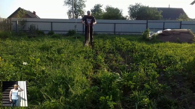Как окучивать картошку одному. Ручной плуг-окучник из СССР. смотреть онлайн