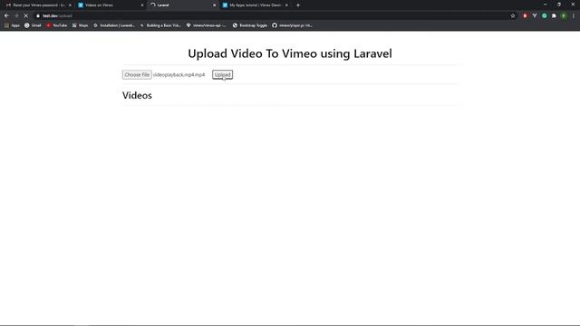 Store video on Vimeo using Laravel смотреть онлайн