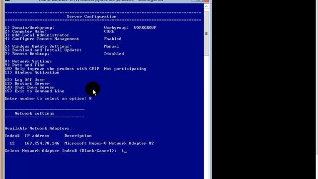 Lab 6 Install & Configure Server Core & Join to Domain смотреть онлайн