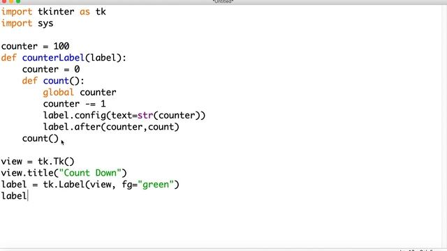 Python Day 35 CountDown Timer смотреть онлайн