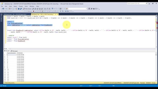 Joker Lottery - SQL Server import/export issue смотреть онлайн